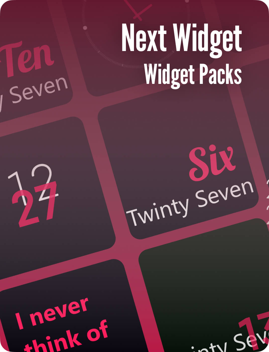 Next Widget – Create Custom Stylish Widgets by ProPlantix